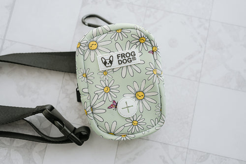 Treat Pouch and Poo Bag Holder - Daisy Days - FROG DOG CO.
