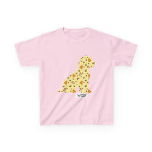 Fun Bee Kind Dog Pattern Kids Tee - Colourful Animal Design for Playful Adventures