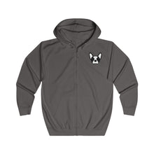 Load image into Gallery viewer, Pet Lovers Unisex Full Zip Hoodie with Paw Print Design