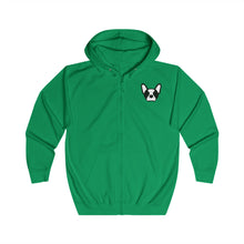 Load image into Gallery viewer, Pet Lovers Unisex Full Zip Hoodie with Paw Print Design