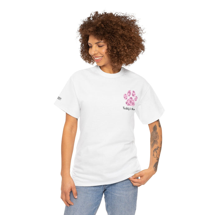 Personalised Piggy Passion Paw print Tee - FROG DOG CO.
