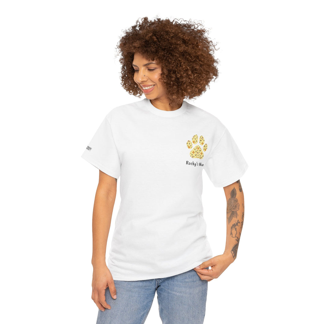 Personalised Bee Kind Paw print Tee - FROG DOG CO.