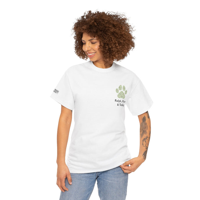 Personalised Daisy Paw print Tee - FROG DOG CO.