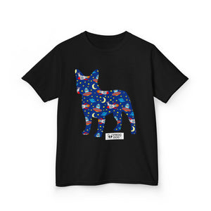 Fun Zoomies Dog Pattern Kids Tee - Colourful Animal Design for Playful Adventures