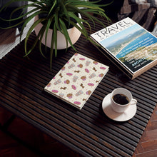 Load image into Gallery viewer, Journal Hardback  - Puppaccino Cream and Pink A5 - Blank - FROG DOG CO.