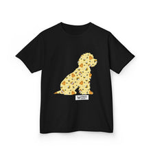 Load image into Gallery viewer, Fun Bee Kind Dog Pattern Kids Tee - Colourful Animal Design for Playful Adventures
