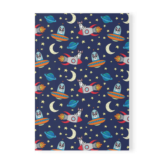 Journal Paperback Zoomies Blue Notebook A5 - Lined - FROG DOG CO.