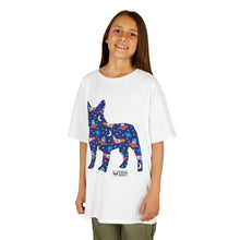 Load image into Gallery viewer, Fun Zoomies Dog Pattern Kids Tee - Colourful Animal Design for Playful Adventures