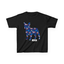 Load image into Gallery viewer, Fun Zoomies Dog Pattern Kids Tee - Colourful Animal Design for Playful Adventures