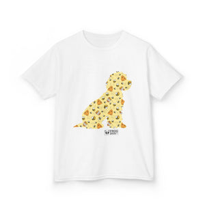Fun Bee Kind Dog Pattern Kids Tee - Colourful Animal Design for Playful Adventures