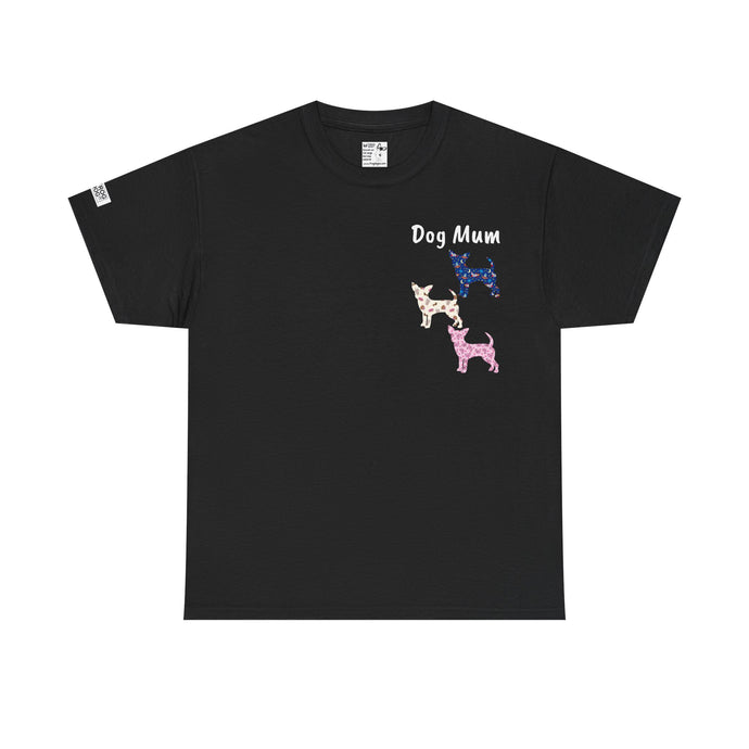 Chihuahua Unisex Tee Shirt for Dog Lovers, Casual Wear Enthusiasts, Gift, Birthday, Holiday, Dog Celebration, Sustainable Fiber, Ethically - FROG DOG CO.