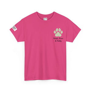 Personalised Daisy Paw print Tee - FROG DOG CO.