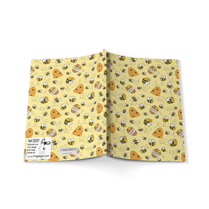 Journal Paperback - Bee Kind Notebook A5 - Lined - FROG DOG CO.