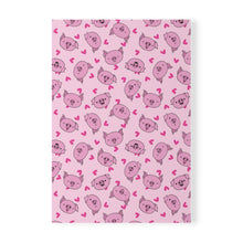Load image into Gallery viewer, Journal Paperback Piggy Passion Pink Notebook A5 Lined - FROG DOG CO.