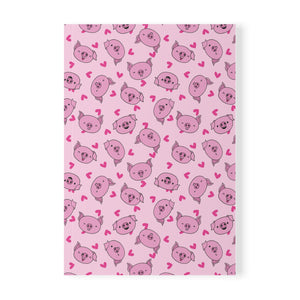 Journal Paperback Piggy Passion Pink Notebook A5 Lined - FROG DOG CO.