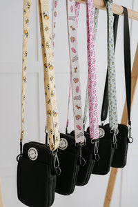 Crossbody Dog Walking Bag - All Black - FROG DOG CO.