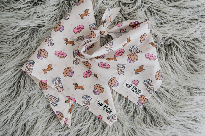 Dog Bandana - Puppaccino - FROG DOG CO.