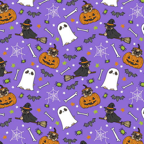 Wholesale 6 Units - Limited Edition Tricks for Treats Bandana - £3.50/unit - FROG DOG CO.