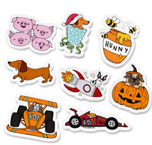 Load image into Gallery viewer, FrogDogCo waterproof vinyl stickers - FROG DOG CO.