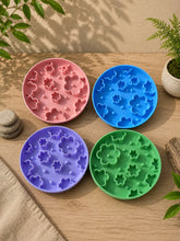 Load image into Gallery viewer, Blooming Floral Slow Feeder Dog Enrichment Bowl