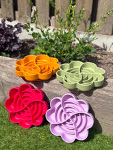 Load image into Gallery viewer, Spiral Bloom Slow Feeder Dog Enrichment Bowl