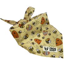 Load image into Gallery viewer, Bandana - Bee Kind - FROG DOG CO.