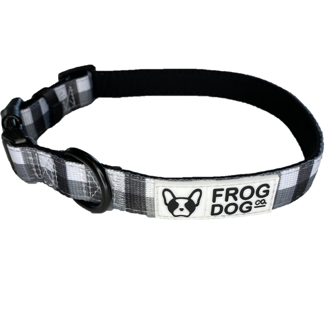 Comfy-Wear Collar - Check Me Out - FROG DOG CO.